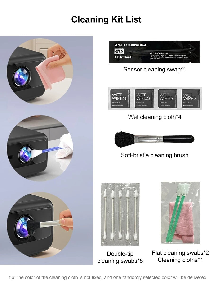 Projector Cleaning Kit - Dust and Optics Cleaning Set