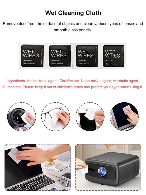 Projector Cleaning Kit - Dust and Optics Cleaning Set